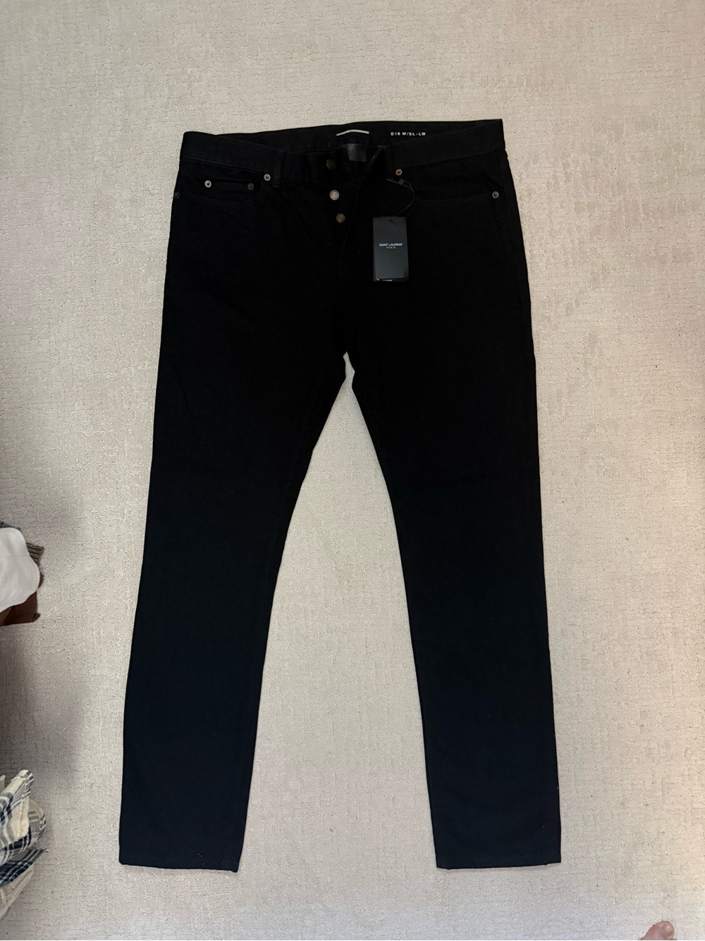 Saint Laurent Black Skinny Jeans